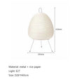 DecorBites™ Handmade Wabi Sabi Rice Paper Floor Lamp for Vintage Nordic Home Decor